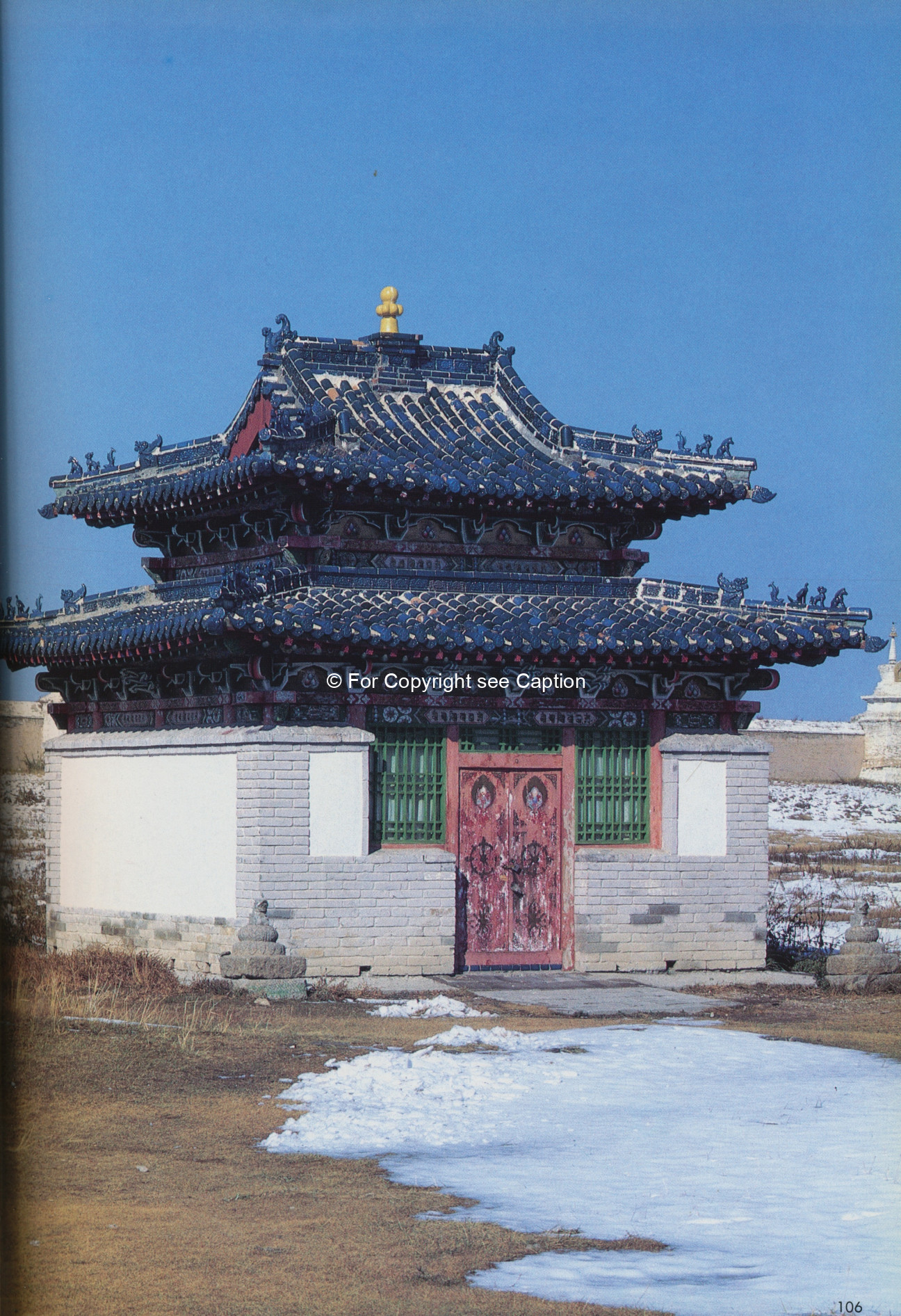 Khökh süm. Tsültem, N., Mongolian Architecture. Ulaanbaatar 1988, 106